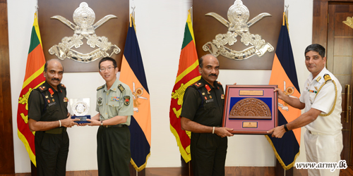 Outgoing Indian & Chinese Defence Attachés Pay Courtesy Calls on Commander of the Army