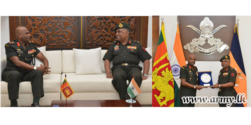 Southern Commander of Indian Army Here on Goodwill Visit Meets Army Commander 