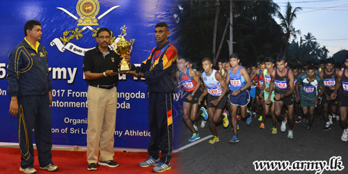 Army Inter Regiment Marathon Run Flags off at Handapangoda 