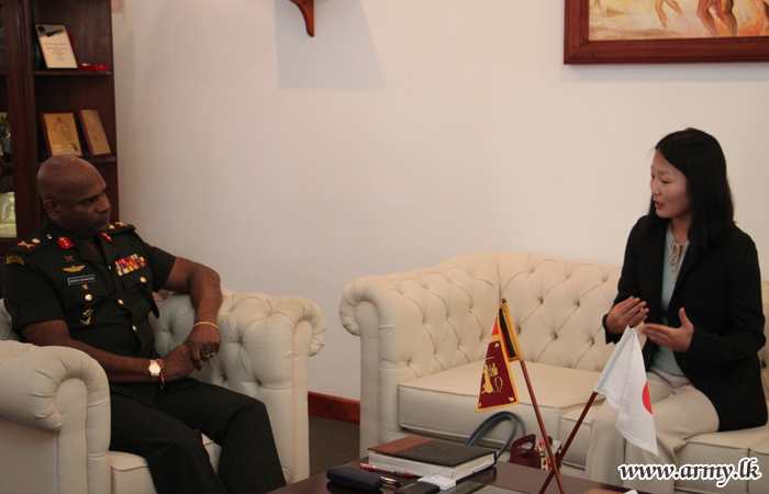 Japanese Envoy Calls at Jaffna Commander 