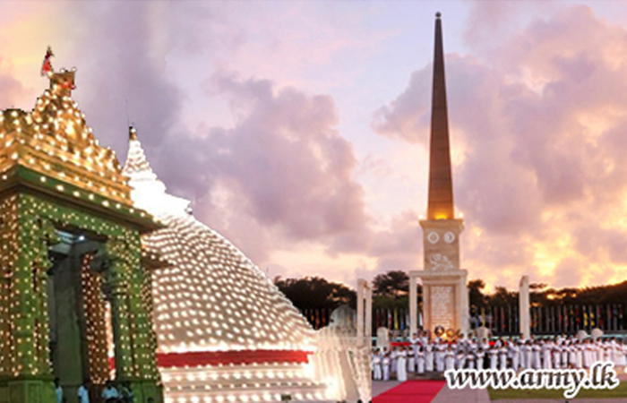 Historic 'Aaloka Pooja' at Kelaniya Sets to Kindle 28,619 Lamps for Commemoration of Fallen War Heroes  