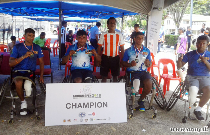 Army Wheelchair Players Shine & Bring ‘Gold’ to Motherland  