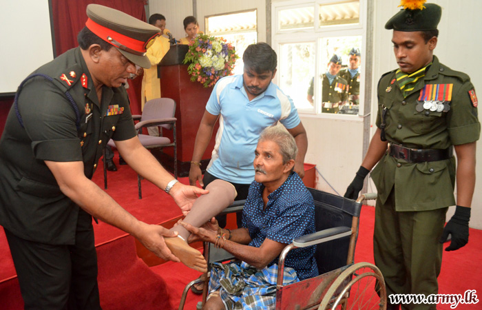 Army Initiative Gets More Artificial Limbs to Disabled Jaffna Civilians 