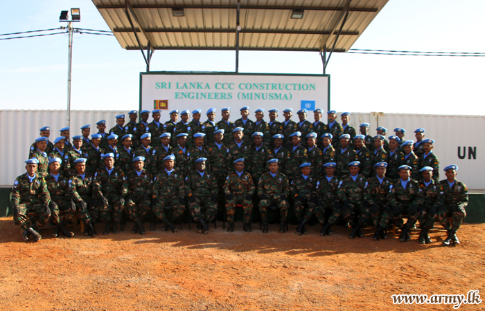 Army Construction Contingent in Mali Returns Home