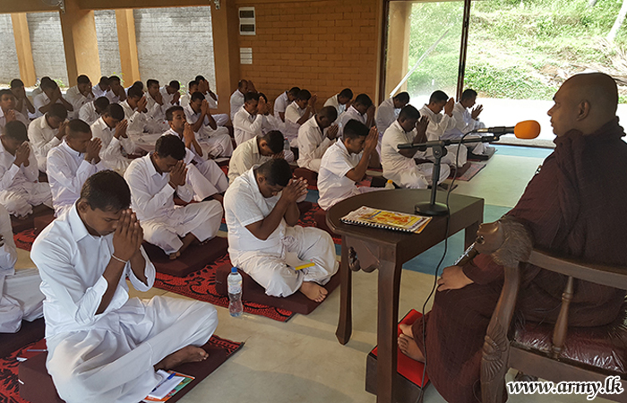 Meditation Session Held at Kanduboda for Service Personnel 