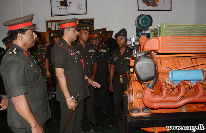 பொறிமுறை காலாட்படையணியில் அலங்கார அறைகள் நிர்மானிப்பு