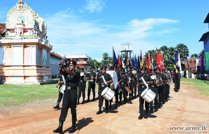 Security Forces in Mullaittivu with 59 & 64 Divisions Organize Army Day Events 