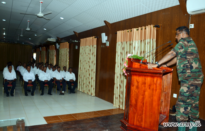 Civil Employees Educated on by the Commander SF-MLT