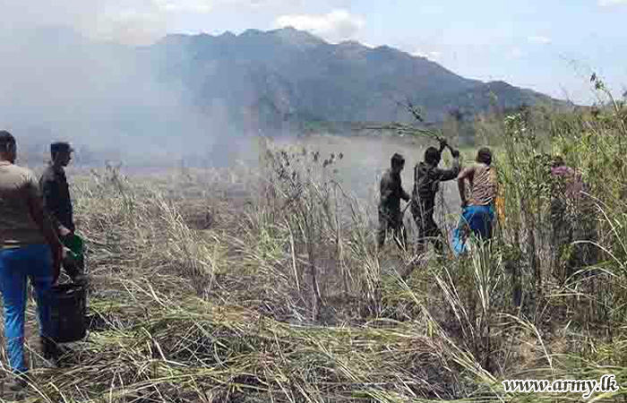 One More Bush Fire in Muppane Brought Under Control