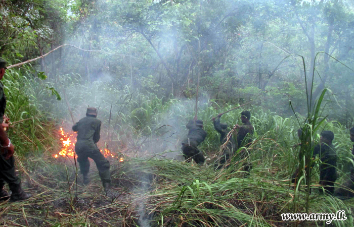 Bush Fire in Mukulara Kanda Doused 