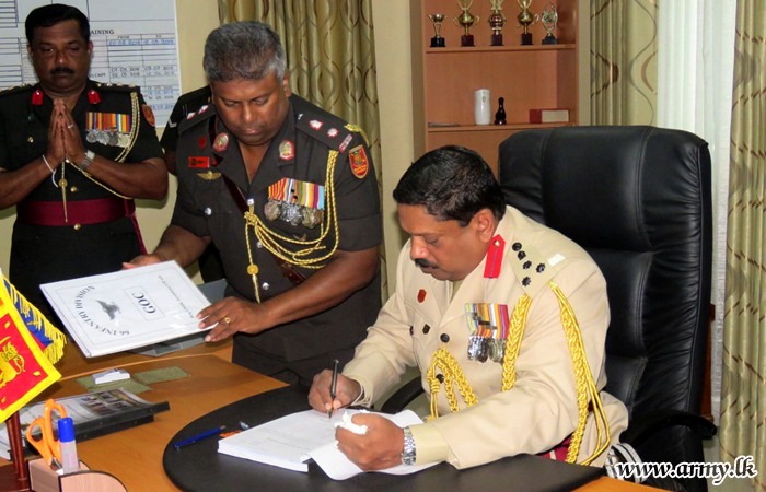 66 ஆவது படைப் பிரிவின் படைத் தளபதி பதவியேற்பு