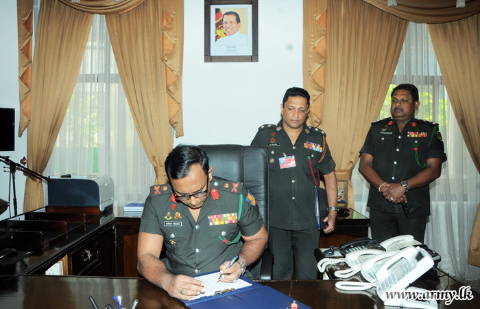 இராணுவ பதவி நிலை பிரதானி பதவியேற்பு