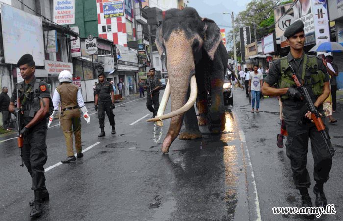 ‘නැඳුන්ගමුවේ රාජා’ සඳහා සිංහ රෙජිමේන්තු භට පිරිස් හි ආරක්‍ෂාව