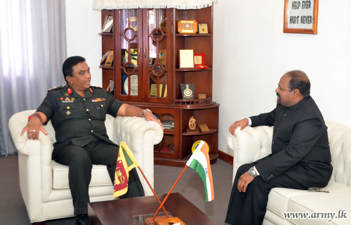 New Consul General of India in Jaffna Makes Courtesy Visit to Security Force Headquarters - Jaffna