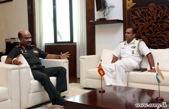 Indian High Commission’s Defence Attaché Calls on Commander  