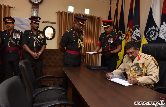 புதிய படைச் செயற்பாட்டு திட்டமிடல் கட்டளை அதிகாரியாக பதவியேற்பு
