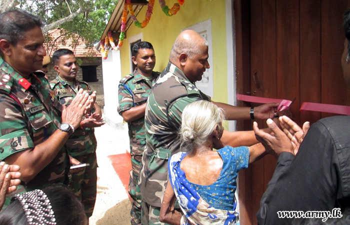 Desperate Woman Goes into Army-built New Home