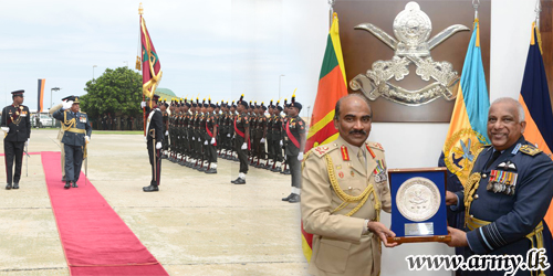 On the Eve of His Retirement, Chief of Defence Staff Pays Courtesy Call on the Commander 