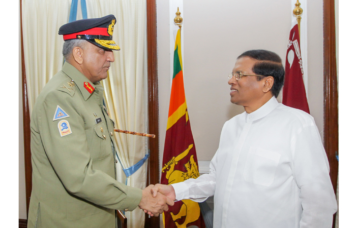 Pakistan's Army Chief Pays Courtesy Call on HE the President at Presidential Secretariat