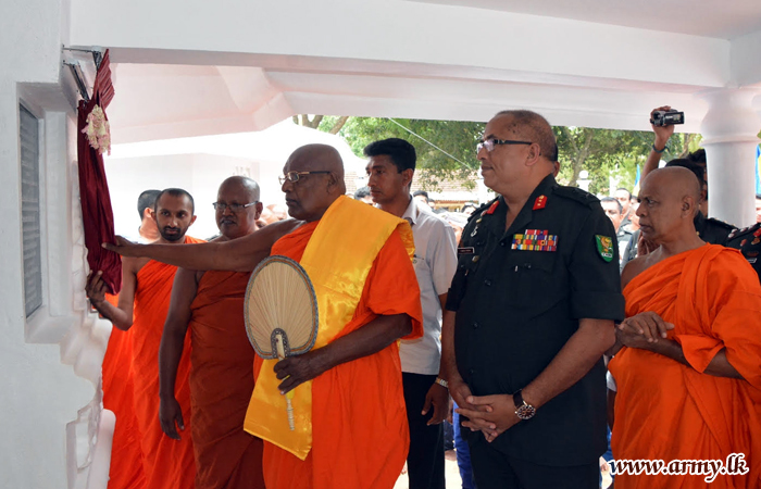 62 Div Troops-Built Temple Structures Opened