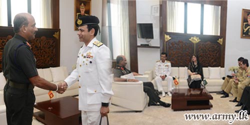 Pakistan’s NDU Delegation During Courtesy Call Learns More About ‘Humanitarian Operations’ 