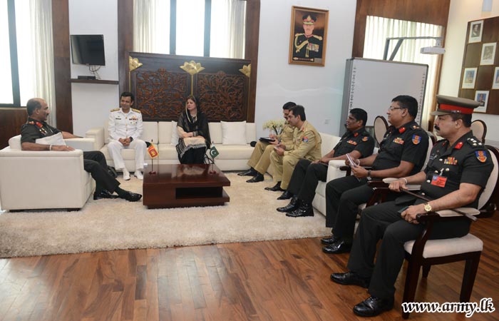Pakistan’s NDU Delegation During Courtesy Call Learns More About ‘Humanitarian Operations’ 