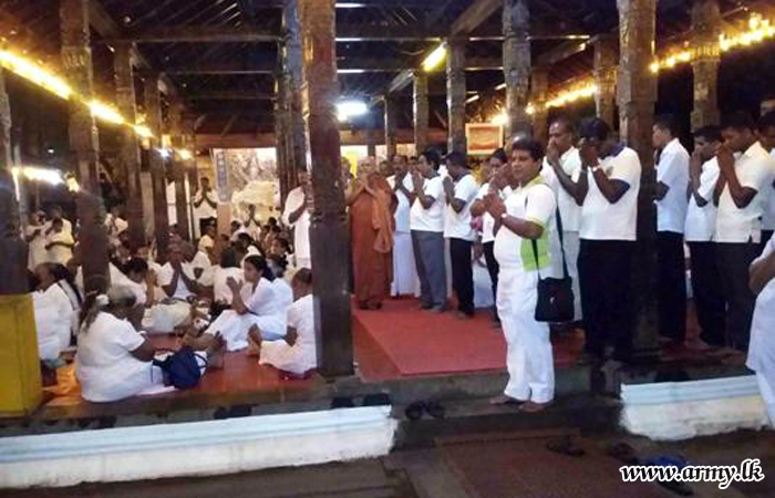 Troops Join Blessing Ceremony 