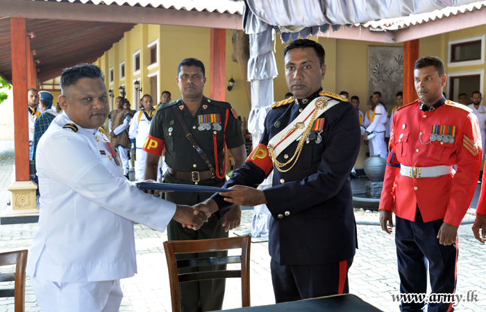 Military Police Troops Hand Over Ceremonial Guard Duties