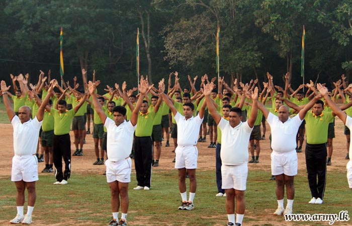 SFHQs in Kilinochchi, Mullaittivu, Central & Jaffna Launch Parallel ‘Fitness Programmes’