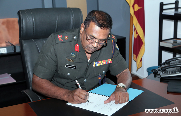 New QMG at Army Headquarters Assumes Office