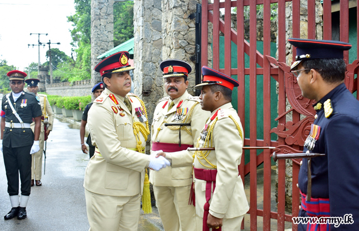 Commander Security Forces - East Takes Leave of His Staff at SFHQ-East