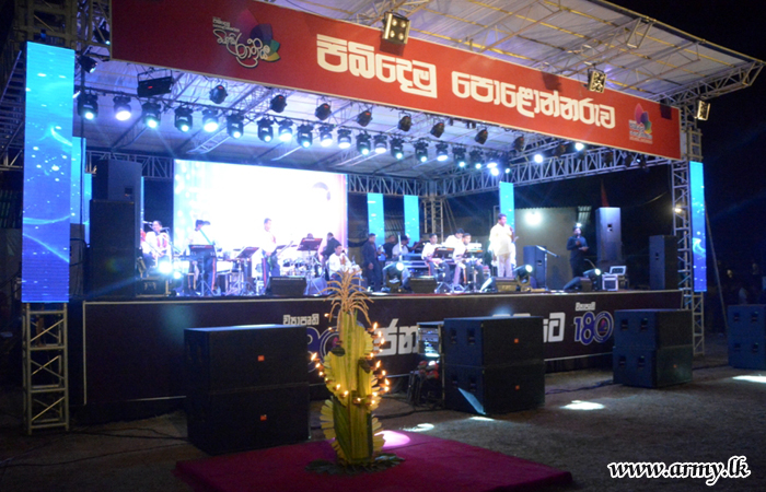 SFHQ-East Troops Back Polonnaruwa Musical Show 
