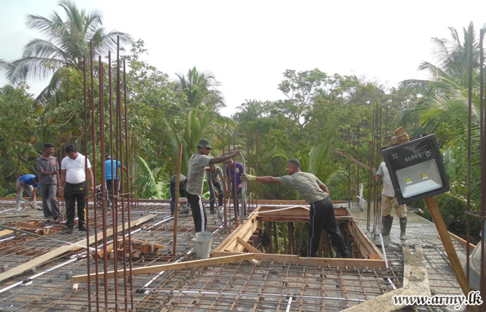 CAVT Trainees Support Slab-Laying 
