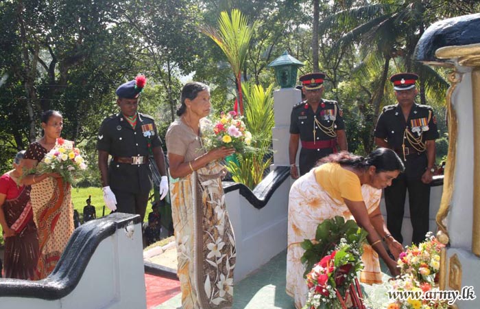 Troops of SLAPC Regiment Mark Their First Anniversary