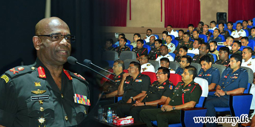 Commander in His Formal Talk to DSCSC Highlights Importance of Civil-Military Partnership  