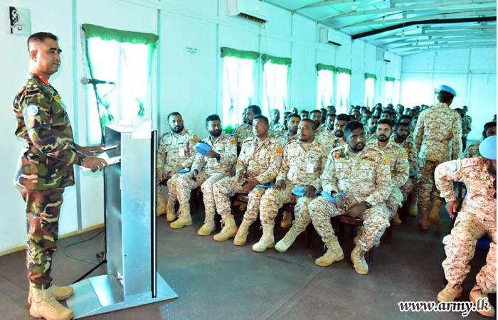 MINUSMA Sector East Commander Extends Wishes to Sri Lankan CCC