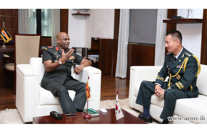 South Korean Embassy’s Defence Attaché Calls on Commander of the Army  