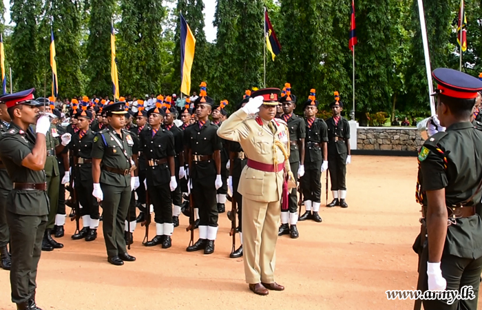 Environment Friendly 157 New Recruits Get Saplings on Passing-Out