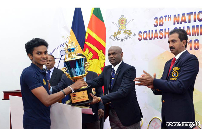 Army-Organized 38th National Squash Championship – 2018 Draws to a Close