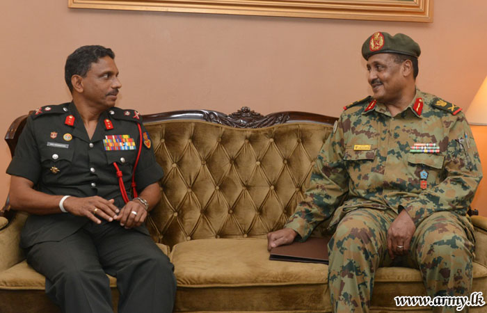 DG, Training of Sudanese Armed Forces Calls at Army Headquarters 