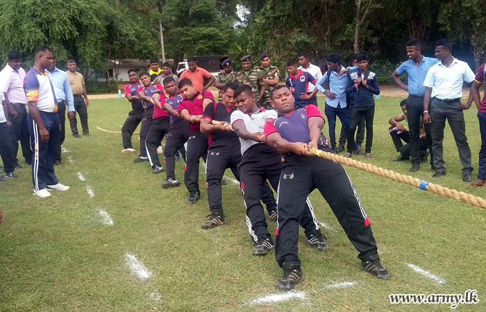 94 Northern Sportsmen with Army Personnel Learn More About Tug of War