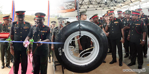 New Retreading Section Inaugurated Saving Millions on Army Vehicles 