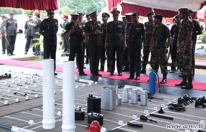 Commander Evaluates Mali-Bound Equipment & Health Accessories
