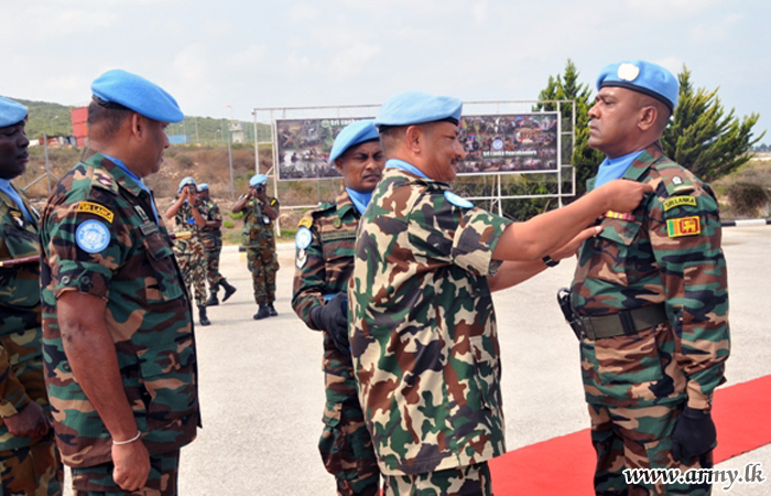 Medal Awarding Ceremony of the Sri Lanka Force Protection Unit at United Nations Interim Force in Lebanon