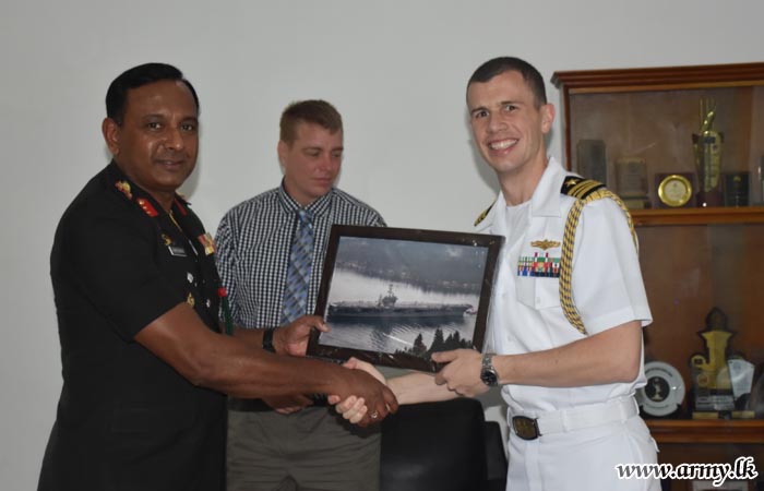 US Envoys Greet  Commander, SF Mullaiitivu