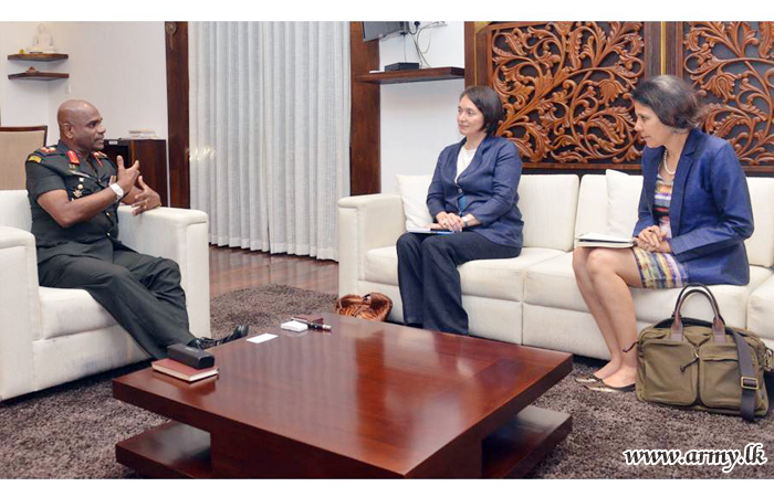 Asia-Pacific Director at UN Dept of Political Affairs Shares Views with Commander 