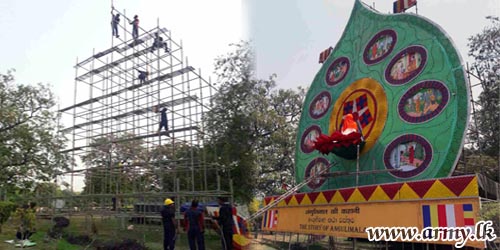 Army Promotes Spiritual Connectivity Erecting First - Ever Pandol in New Delhi 
