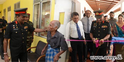 Commander Hails Service of Ex-servicemen Adding More Facilities to the 'Veterans' Home' 