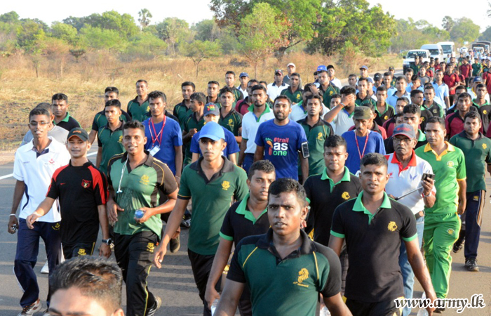 Wanni & Jaffna SFHQs Contribute to ‘Walk-Unite-Heal’                                                                                       