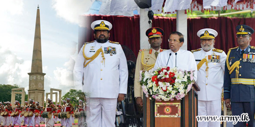Nation Pays Tribute to War Heroes of Our Times at Battaramulla on National War Heroes' Day